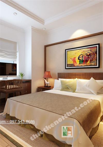 Thiết kế chung cư phong cách Gỗ Việt ấm cúng tại Golden Palace - Nhà Anh Nhiên