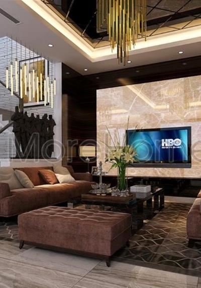 Bàn trà gỗ óc chó biệt thự VinHomes RiverSide