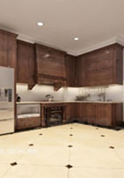 Những mẫu tủ bếp gỗ óc chó đẹp của Morehome