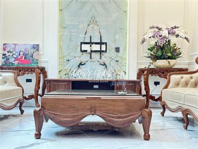 * Tổng hợp các mẫu bàn trà cao cấp gỗ tự nhiên Óc chó với nhiều kiểu dáng cho nhà phố, chung cư, biệt thự