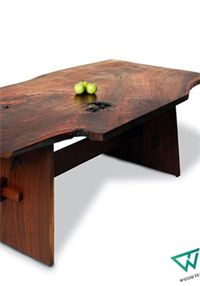 Bàn ăn gỗ óc chó cao cấp độc đáo WT - 006