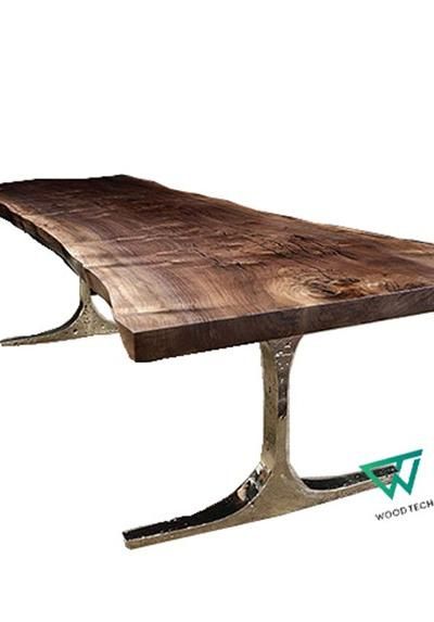 Bộ bàn trà gỗ óc chó cao cấp nguyên bản