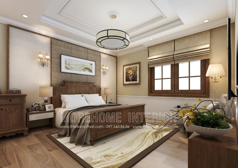 Giường ngủ gỗ óc chó Giường ngủ gỗ óc chó