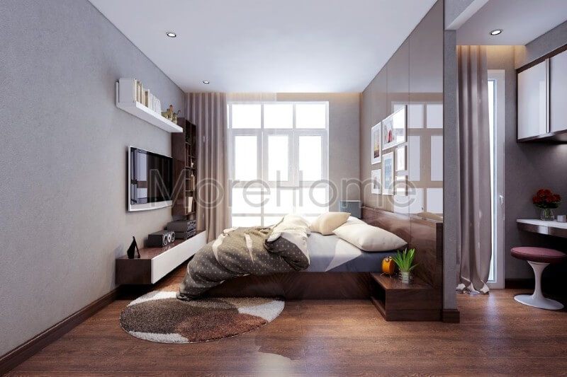 Không gian nội thất phòng ngủ chung cư đẹp và ấn tượng