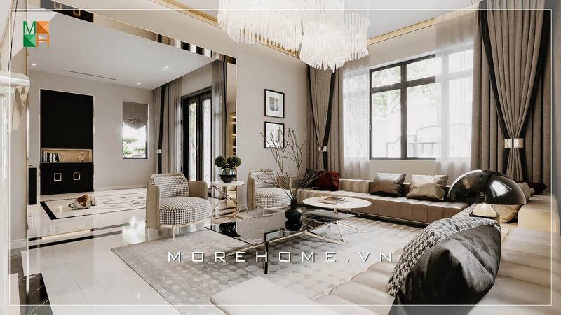 Mẫu sofa phòng khách có chất lượng cao và đầy đủ tiện nghi.